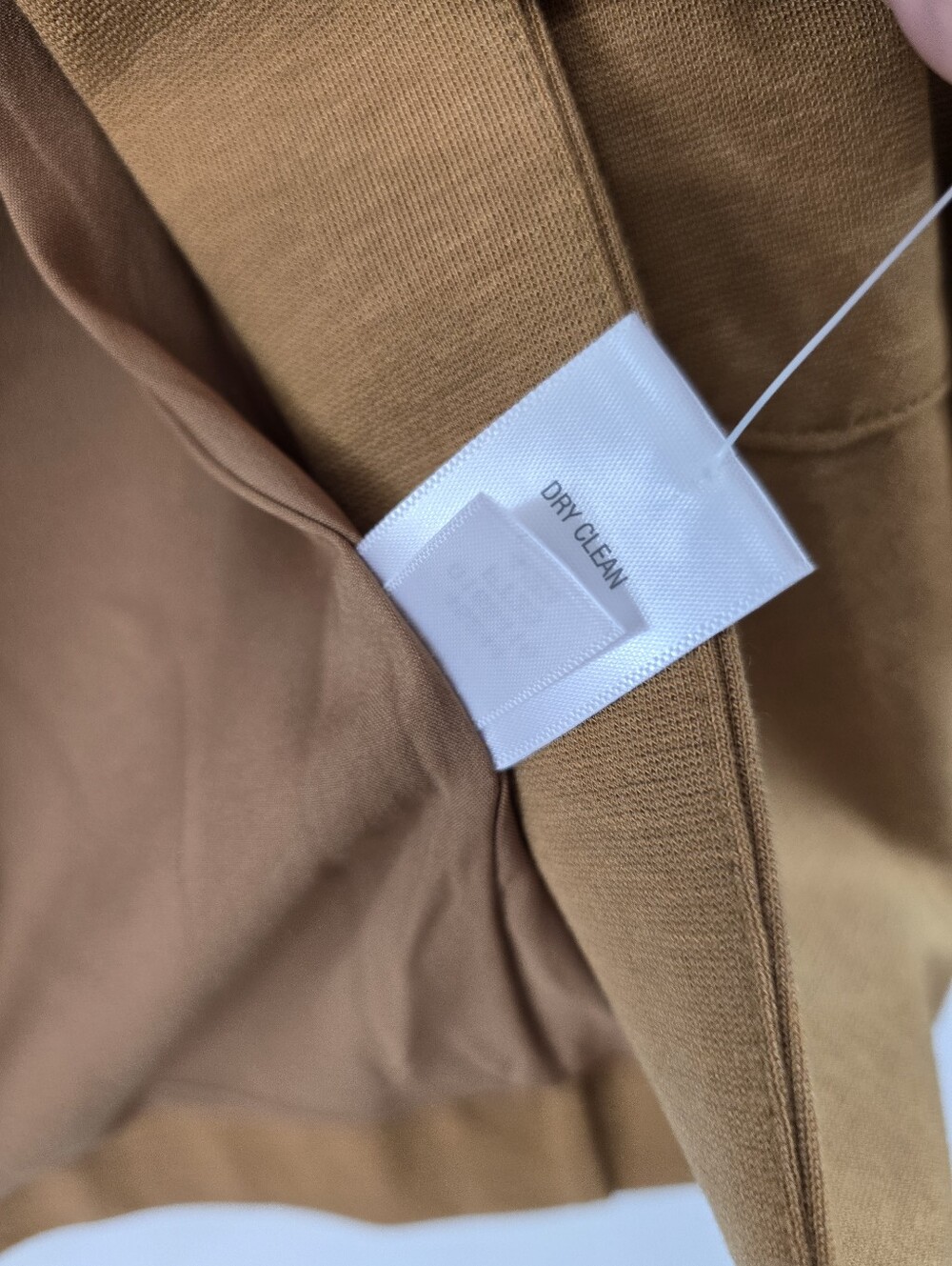 Garnet Hill Knit Relaxed Blazer Ponte Praline Brown Camel Tan NWT Academia Sz 12 - Picture 10 of 10